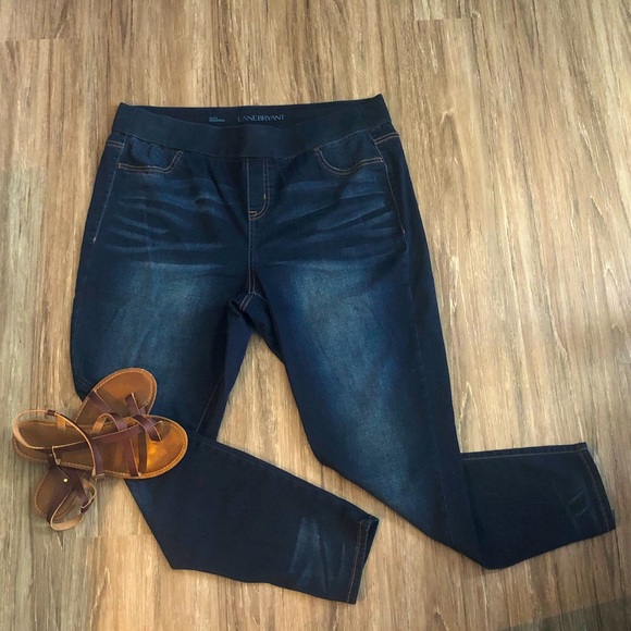 Lane Bryant Denim - Size 20 Dark Blue, High Rise Jeggings